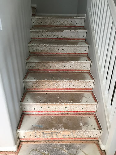 New-Carpet-Installation-On-Stairs-before